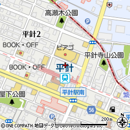 ブラザー平針駅前第２パーキング周辺の地図