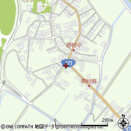 滋賀県近江八幡市野村町1389周辺の地図