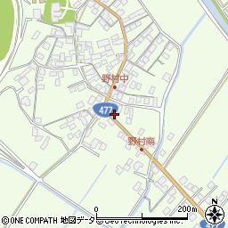 滋賀県近江八幡市野村町1388周辺の地図