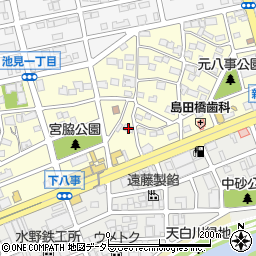 愛知県名古屋市天白区元八事2丁目41周辺の地図
