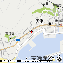 千葉県鴨川市天津1395-1周辺の地図