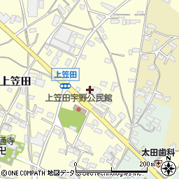 三重県いなべ市員弁町上笠田2662周辺の地図
