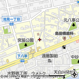 愛知県名古屋市天白区元八事2丁目44周辺の地図