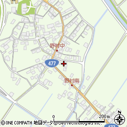 滋賀県近江八幡市野村町1387周辺の地図