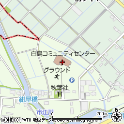 弥富市白鳥コミュニティセンター周辺の地図