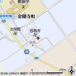 滋賀県近江八幡市金剛寺町175周辺の地図
