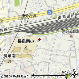 静岡県駿東郡長泉町下土狩1656-25周辺の地図