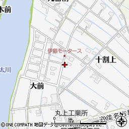 愛知県愛西市善太新田町十割上51周辺の地図