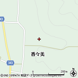 岡山県苫田郡鏡野町香々美525周辺の地図