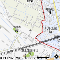 愛知県愛西市善太新田町（小新田）周辺の地図