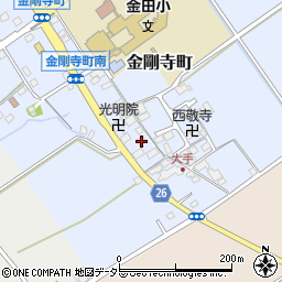 滋賀県近江八幡市金剛寺町143周辺の地図