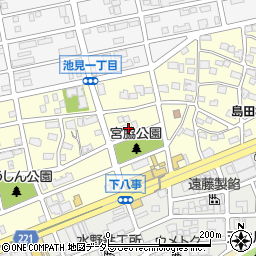 愛知県名古屋市天白区元八事2丁目19周辺の地図