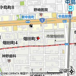 愛知県名古屋市中川区畑田町周辺の地図