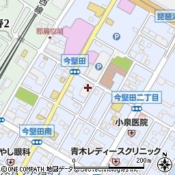 滋賀県大津市今堅田2丁目19-7周辺の地図