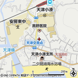 千葉県鴨川市天津1119周辺の地図