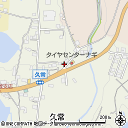 岡山県勝田郡奈義町久常310周辺の地図