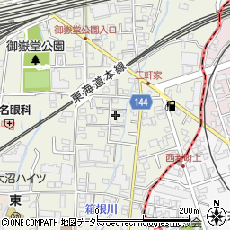 静岡県駿東郡長泉町下土狩196-5周辺の地図