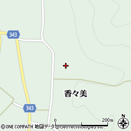 岡山県苫田郡鏡野町香々美483周辺の地図