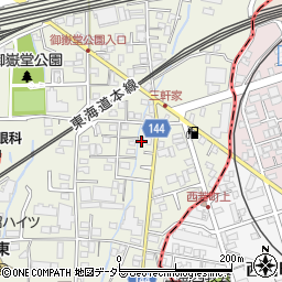 静岡県駿東郡長泉町下土狩105-1周辺の地図