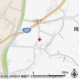 岡山県美作市川東231周辺の地図