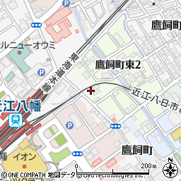 滋賀県近江八幡市鷹飼町724周辺の地図