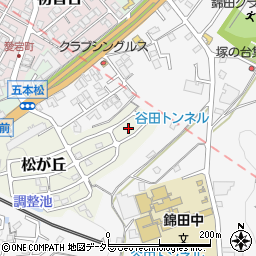 静岡県三島市松が丘12周辺の地図