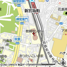 名古屋市役所教育委員会　教育センター子ども教育相談ハートフレンドなごや周辺の地図