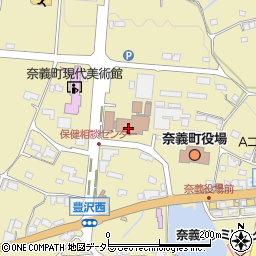 奈義町役場　生涯学習課周辺の地図