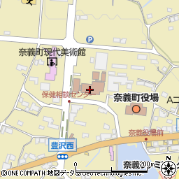 奈義町文化センター周辺の地図