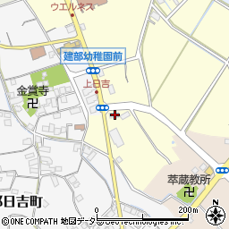 滋賀県東近江市建部上中町603-1周辺の地図
