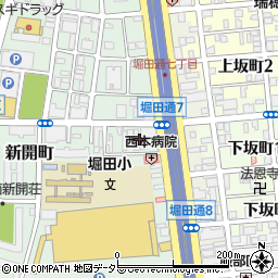 愛知県名古屋市瑞穂区新開町23周辺の地図
