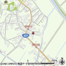 滋賀県近江八幡市野村町1400周辺の地図
