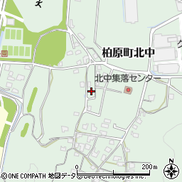 兵庫県丹波市柏原町北中1588周辺の地図