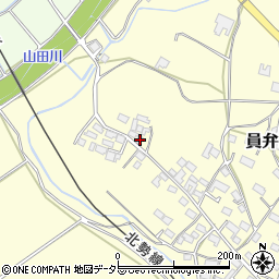 三重県いなべ市員弁町上笠田751周辺の地図