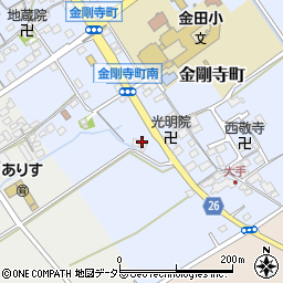 滋賀県近江八幡市金剛寺町137周辺の地図