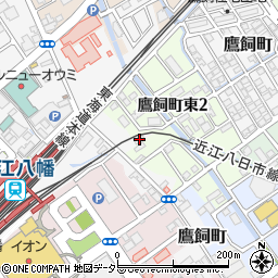 滋賀県近江八幡市鷹飼町724-1周辺の地図