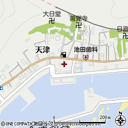 千葉県鴨川市天津1498周辺の地図