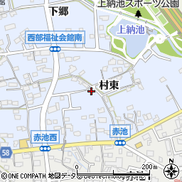 愛知県日進市赤池町村東149周辺の地図