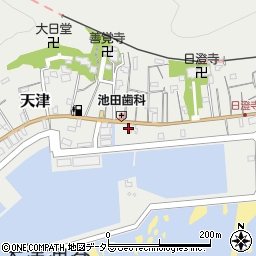 千葉県鴨川市天津1735周辺の地図