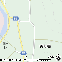 岡山県苫田郡鏡野町香々美447周辺の地図