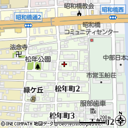 愛知県名古屋市中川区松年町1丁目79-1周辺の地図