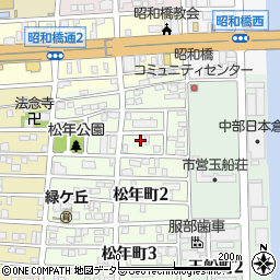 愛知県名古屋市中川区松年町1丁目79周辺の地図