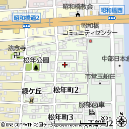 愛知県名古屋市中川区松年町1丁目79-2周辺の地図