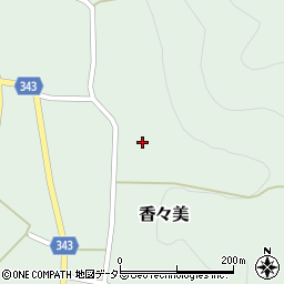 岡山県苫田郡鏡野町香々美481周辺の地図