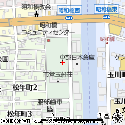 中部日本倉庫株式会社周辺の地図