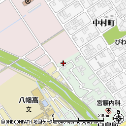 滋賀県近江八幡市白鳥町4周辺の地図