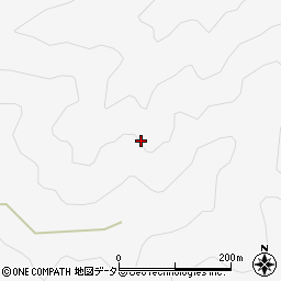 愛知県北設楽郡設楽町川向桜峠周辺の地図