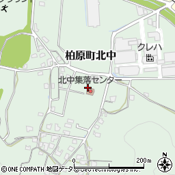 兵庫県丹波市柏原町北中1602周辺の地図