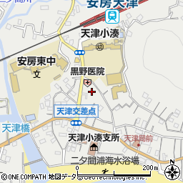 千葉県鴨川市天津1122周辺の地図