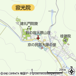 京都府京都市左京区大原草生町17周辺の地図